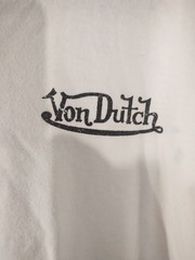 Von Dutch T Shirt (N1390) with wear and stains Y2K