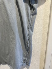 Big Star Surf Safari Malibu Shirt XL Blue Exposed Overlock Seam Graphic Tee