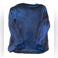 Sol Angeles Men’s XL Long Sleeve Crewneck Shirt Navy Pink Striped