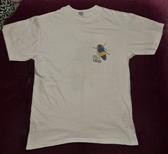 Vtg 90s Rainforest T Shirt M Jewel Beetle Single Stitch Unisex Double Sided