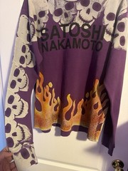 Purple Satoshi Nakamoto Thermal “Lost Boys” Size XL