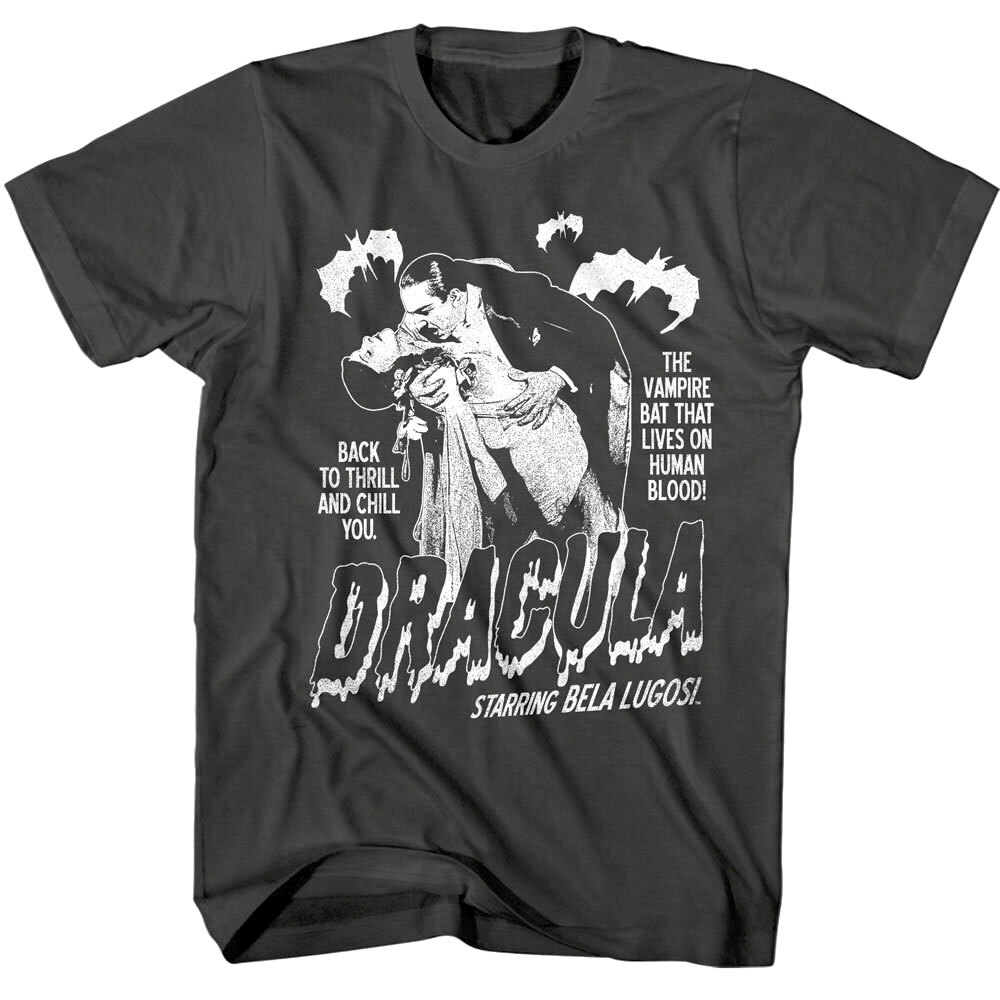 Bela Lugosi Dracula Vampire Bat that Lives on Human Blood Men’s T Shirt Vintage