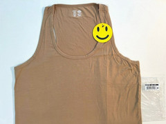 Andrew Christian Size Large Athletic Slim Cut Modal Tank Top – Sand Tan