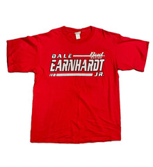 Vintage Dale Earnhardt Jr Career Highlights NASCAR Graphic Tee Sz L