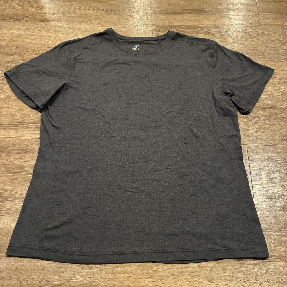 Kuhl Mens T Shirt Grey Size XL Tapered Fit Short Sleeve Heather