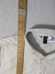 NEW Adidas Ultimate 365 Mesh Radiant Polo Shirt White/Alumin JL5283 Sample