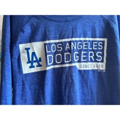Majestic Men’s Los Angeles Dodgers Blue T-Shirt Size Large Short Sleeve