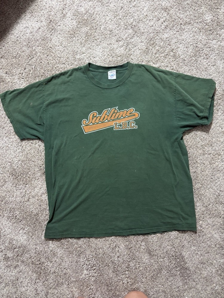 Vintage Sublime LBC Green T-shirt XL