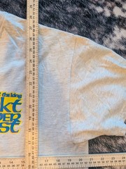 Hanes Beefy-T Vtg 1999 Oktoberfest Double-Sided Graphic Gray Men’s L Tee