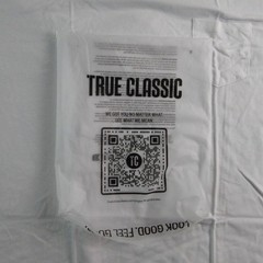 True Classic Shirt Mens 3XL Black White Crew Neck Pocket Tagless 2 Pack NWOT