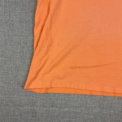 Polo Ralph Lauren Shirt Mens L Orange Crewneck Tagless Logo Tee Cotton Jersey