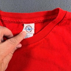 NCAA Ritz Cracker T-Shirt – X-Large Red College Football Good Condition! Mens XL