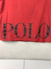 Polo Mens Graphic T-Shirt Red Big Logo Sz XXL Casual Pullover W/Stains See Pics