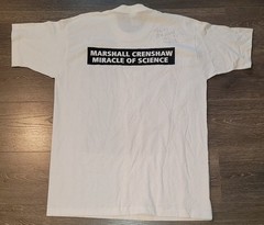 Vintage Marshall Crenshaw Miracle Of Science Promo Shirt XL 23×31 Possible Auto