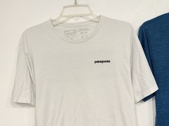 Lot 2 Patagonia Men’s Shirt Size Medium Capilene Cool P-6 Logo Organic T-Shirt