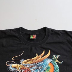 Dragon Shirt Mens Large Black Joligolf Joli Golf Thailand Oriental L