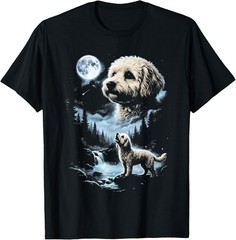 Maltipoo Howling to the Moon T-Shirt