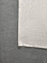 Ascolour Classic Men T Shirt L White Crew Neck Short Sleeve Graphic Logo Casual
