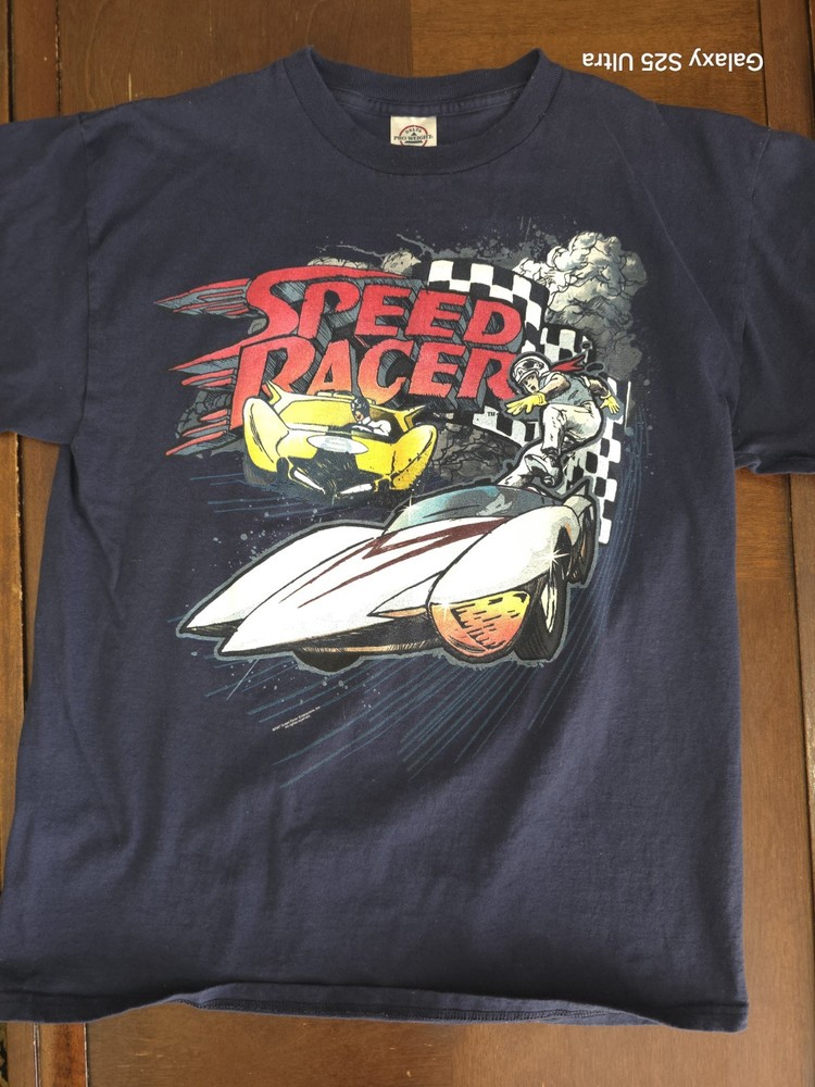 SPEED RACER 2007 RACER T-SHIRT Blue DELTA PRO WEIHHT size L, G, G
