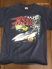 SPEED RACER 2007 RACER T-SHIRT Blue DELTA PRO WEIHHT size L, G, G