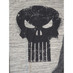 Punisher Marvel Long Sleeve Shirt 2XL Gray Skull NWT
