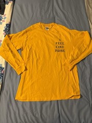 Kanye West I Feel Like Kobe Bootleg Long Sleeve T-Shirt Large Kobe Bryant Shirt
