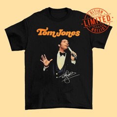 Hot Tom Jones t shirt Signature Gift For Fans Men All Size T-Shirt