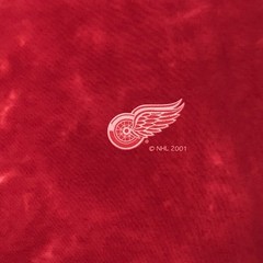 Vintage Liquid Blue 2001 Detroit Red Wings 2XL Double Sided Tie Dye T-Shirt
