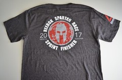 2 Men’s Reebok Spartan Race 2017 Sprint Finisher Trifecta Qualifier T-Shirt M-XL