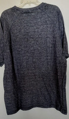 Paper Denim & Cloth cotton blend navy heather s/s pullover XL