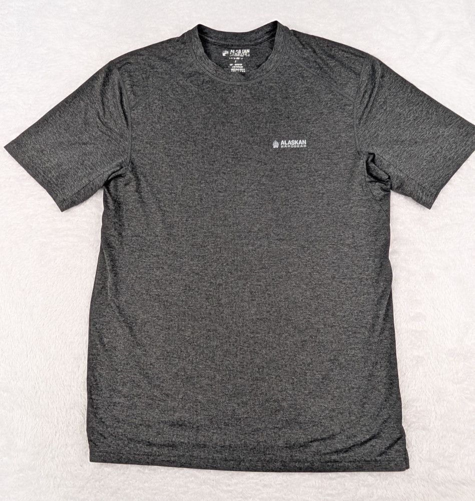 Alaskan Hardgear T-Shirt Men’s S Duluth Trading Co Charcoal Gray Performance
