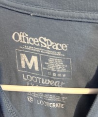 Men’s Loot Crate Tshirt Office Space Size Medium