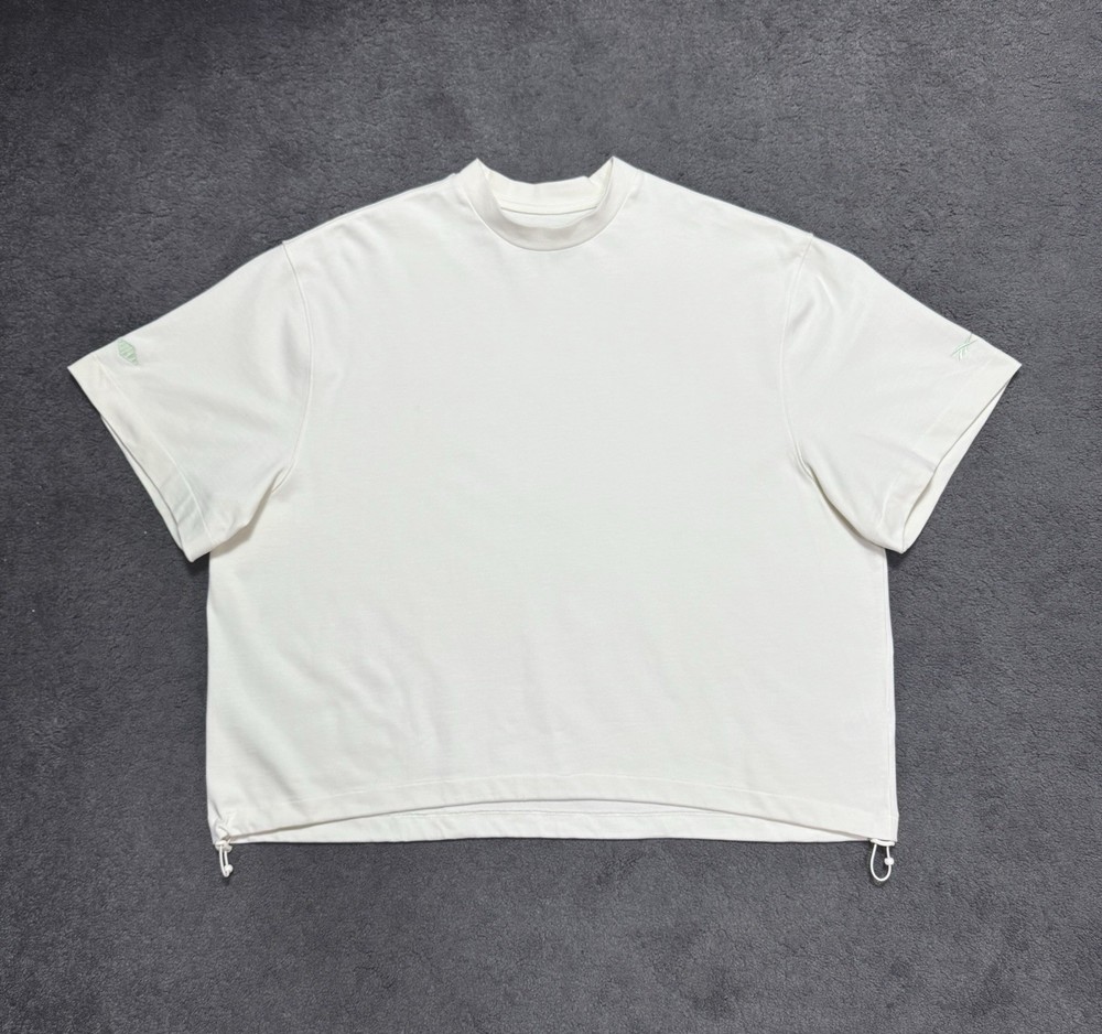 Reebok x Tobe Nwigwe Chukwu Oversized Tee Cream White Drawstring Men’s Size M