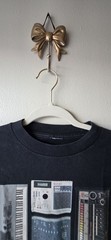 Black Graphic T-Shirt Medium Music Lover Casual Acrylic Music Makers Tee