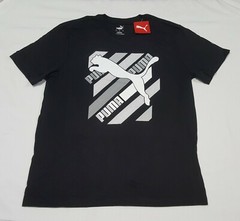 PUMA Mens Cat Brand Graphic Relaxed training fit Puma Black