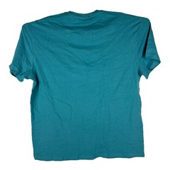 Hanes Originals Men’s Teal Crewneck T-Shirt 95% Cotton & 5% Spandex Size X-Large