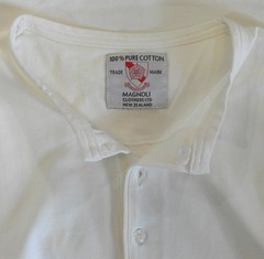 DRIVE Ryan Gosling Vintage Style HENLEY Ivory T Shirt by Magnoli Clothiers