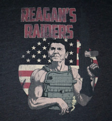 RANGER UP RONALD REAGAN’S RAIDERS SIZE XL T-SHIRT TRUMP ALEX JONES ARMY USA