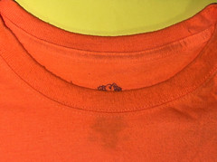 DoorDash Front & Back Food Delivery Driver ORANGE Short Sleeve 2XL Shirt *RARE*