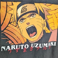 Naruto Shippuden Uzumaki Graphic Tee XL Anime Streetwear Cotton