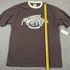 Avirex USA Vintage Y2K Wolfpack Native American Headdress T-Shirt Mens Size XL