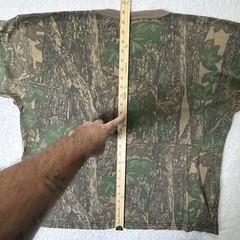 Vintage Ace Sportswear Trebark Camo Pocket T Shirt XXL Camoflage Made in USA