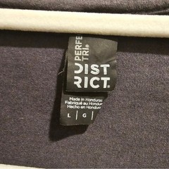 sz L District Perfect Tri Charcoal Grey Penguin Graphic Tee Shirt 45 Years