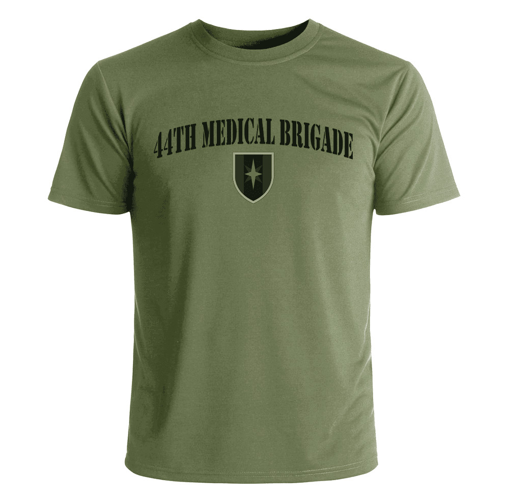 US Army 44th Medical Brigade OD Green Subdued T-Shirt Officially Licensed
