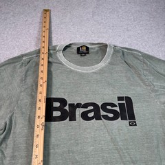 DO IGUACU Brasil T Shirt Green Sz L Short Sleeve Crewneck