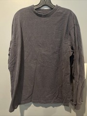 Men’s Ivy Crew Long Sleeve Dark Grey Long Sleeve Large