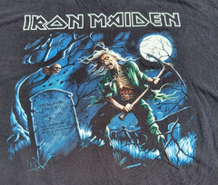 Vintage 1990’s The Roxx Iron Maiden Double Sided Single Stitch T-Shirt Size 3XL