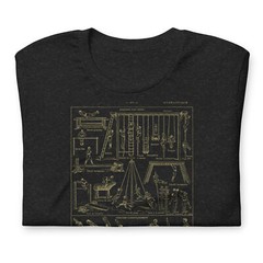 Vintage Gymnastics Shirt – 1930s French Fitness – Exercise – Sports – Gym