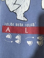 Vintage 90’s OSFA Galligaskins Juneau Alaska Sleepshirt RARE Oversize Polar Bear