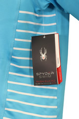 Spyder Men’s T-Shirt Aqua Blue UPF30+ Rash Guard L/S (S01A)